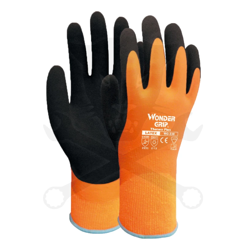 Kesztyű - szerelőkesztyű - TÉLI Latex - vízálló - TouchScreen  8/M