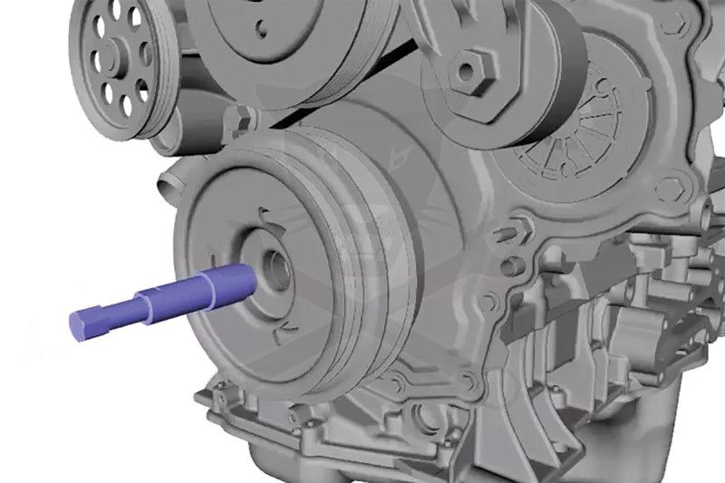 Szíjtárcsa rezgéscsillapító lehúzó - Ford 2.0 Liter EcoBlue - Laser