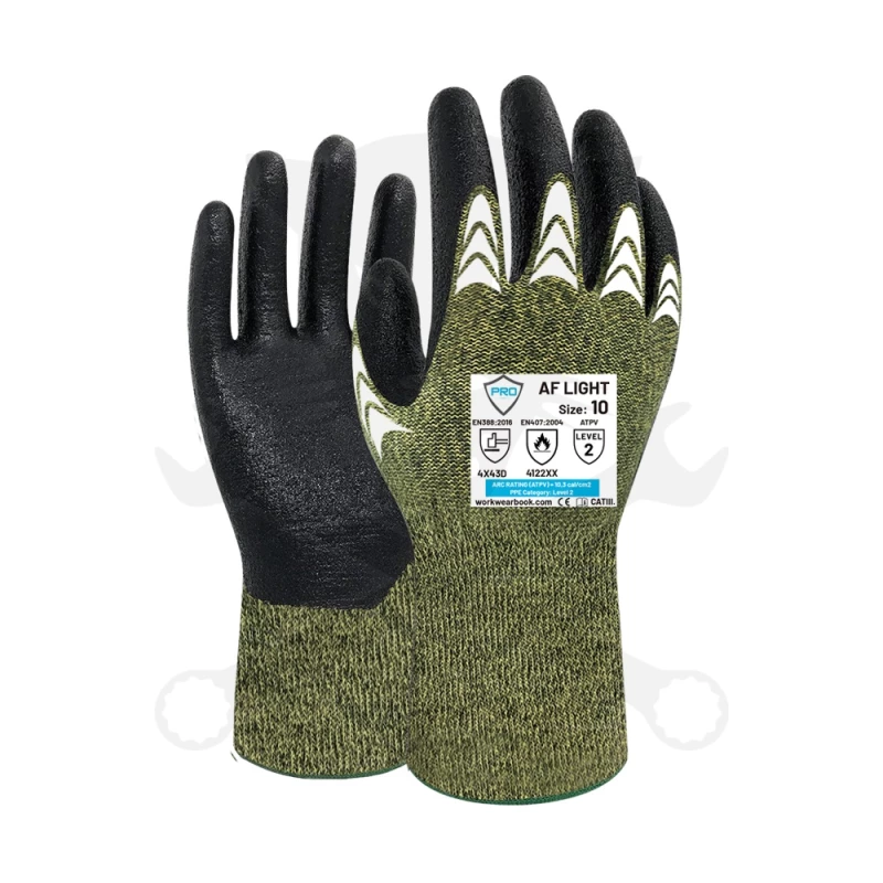 Kesztyű - szerelőkesztyű - zöld - elektromos kisülés elleni 10/XL