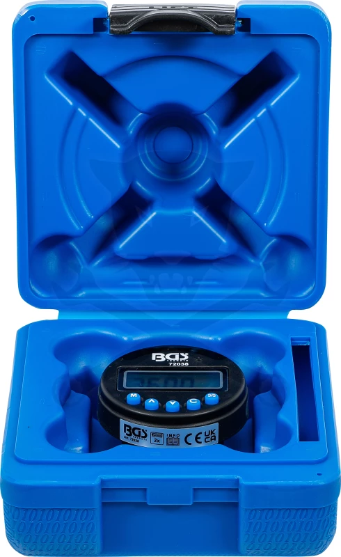 Szögmérő nyomatékkulcshoz - Digitális - 0-360° mágneses - BGS