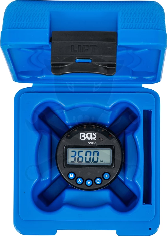 Szögmérő nyomatékkulcshoz - Digitális - 0-360° mágneses - BGS