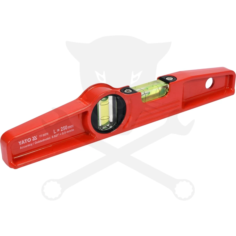 Vízmérték  250 mm 2 lib. 0.05mm/m - Yato