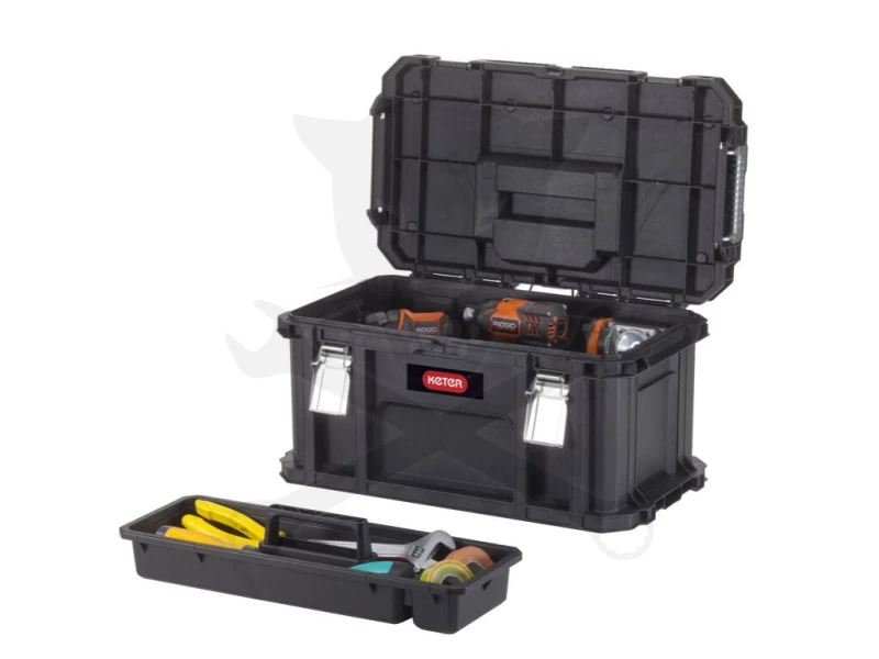 Szerszámos láda, gurulós - 88 L tárolórendszer Connect - KETER