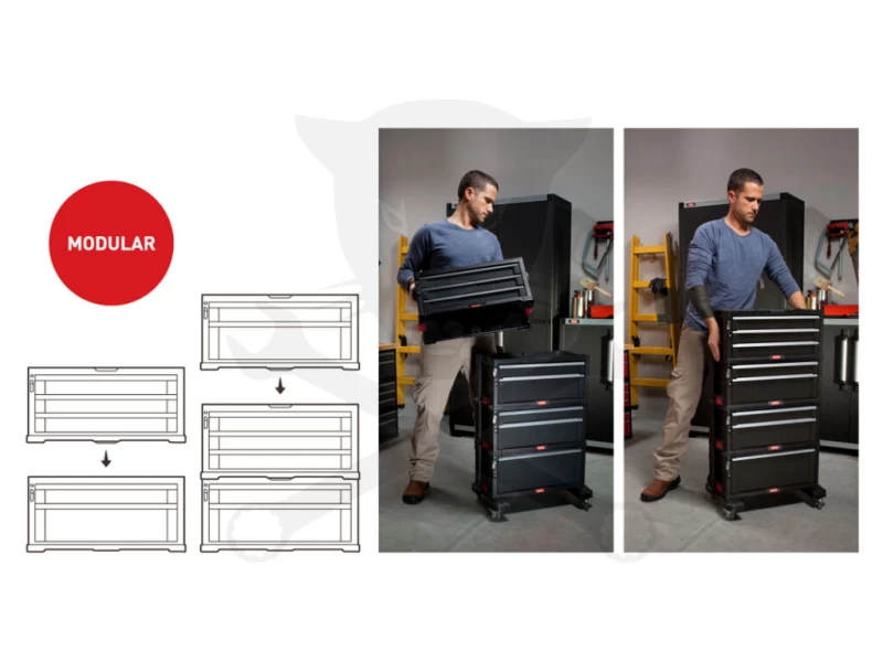 Szerszámos láda - tárolórendszer 3 fiókos - ToolChest - KETER