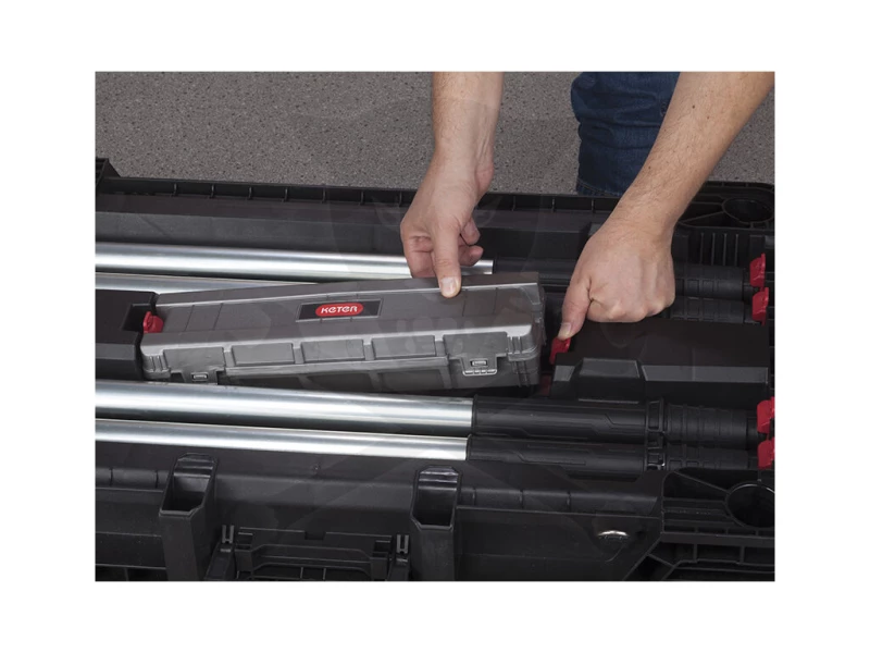 Munkaasztal müanyag-fém 880x554x112 mm - Jobmade - Keter