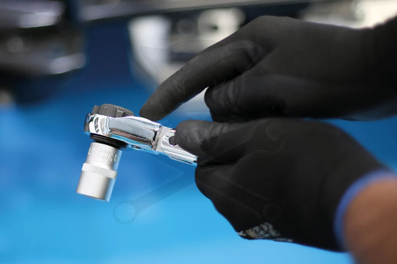 Crowa racsnis kulcs 1/2" csuklós - Laser