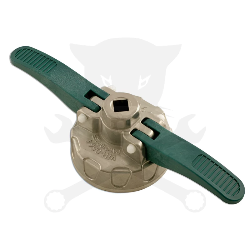 Olajszűrő leszedő kupak  64 mm x 14 lap szárnyas Alu