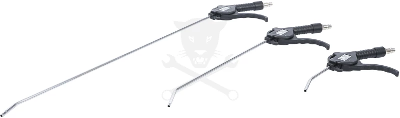 Lefújó pisztoly 3 db-os 110 mm, 300 mm, 500 mm készlet - BGS