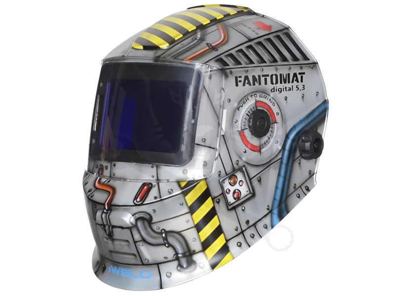 Hegesztőpajzs automata  74 x 108 mm 5-13  4 érz. FANTOMAT 5.3