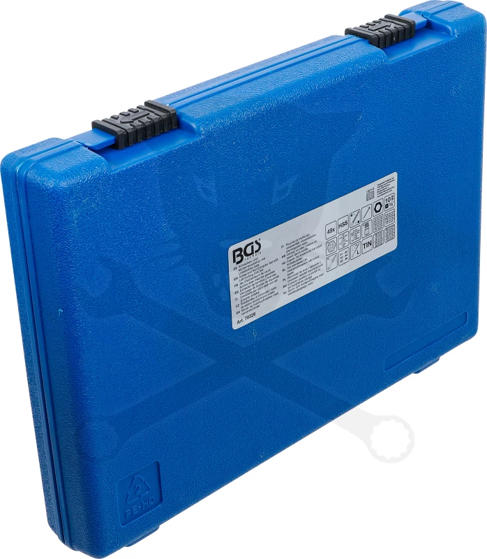 Csavarkiszedő - törtcsavar kihajtó készlet49 db-os + Balos fúrók - BGS