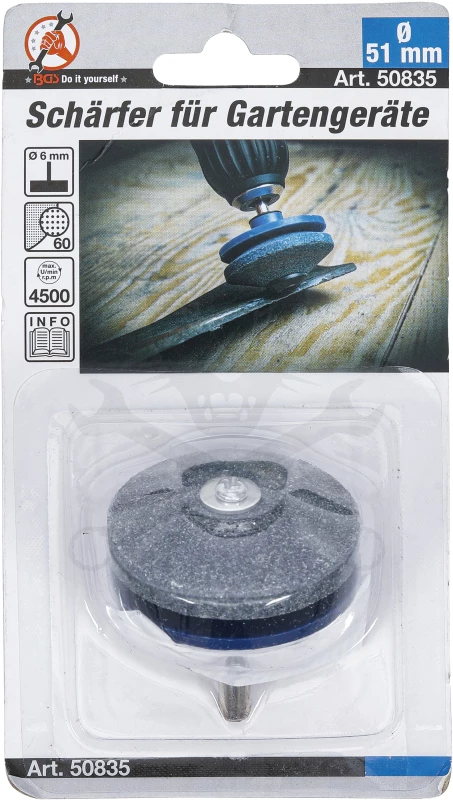 Szerszám élező  - kerti szerszámok, fűnyírókések élezéséhez -Kraftmann