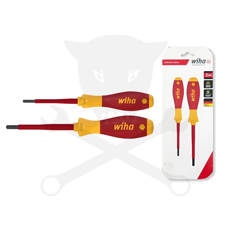 Csavarhúzó készlet VDE Wiha SoftFinish Xeno 2 db-os SL/PZ1 + SL/PZ2 SB328S2