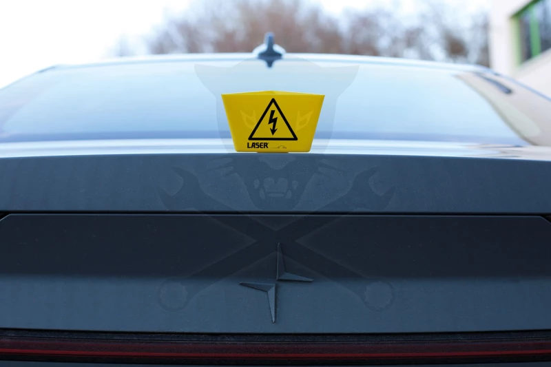 Tábla Figyelmeztető -Hybrid/Elektomos- 1 db Mágneses + 1 db Tapadós