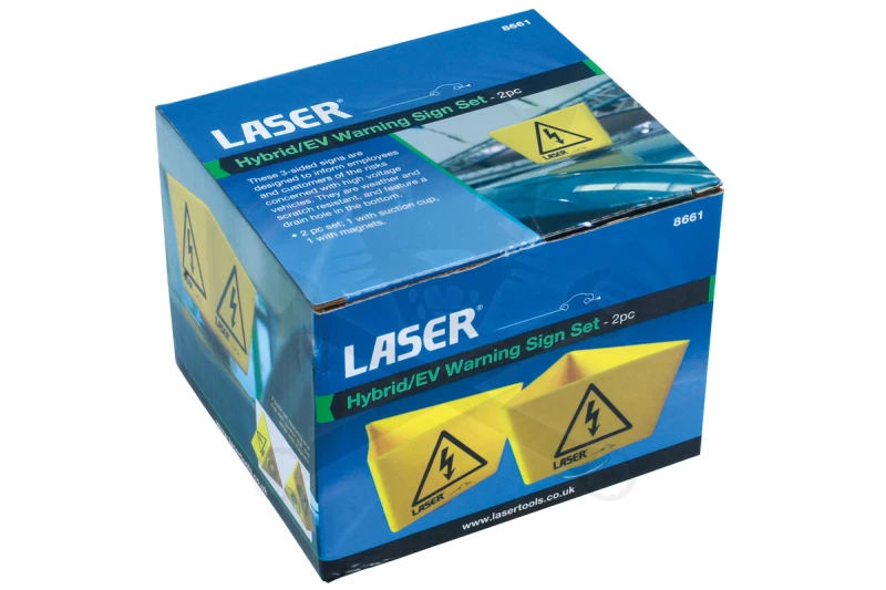 Tábla Figyelmeztető -Hybrid/Elektomos- 1 db Mágneses + 1 db Tapadós