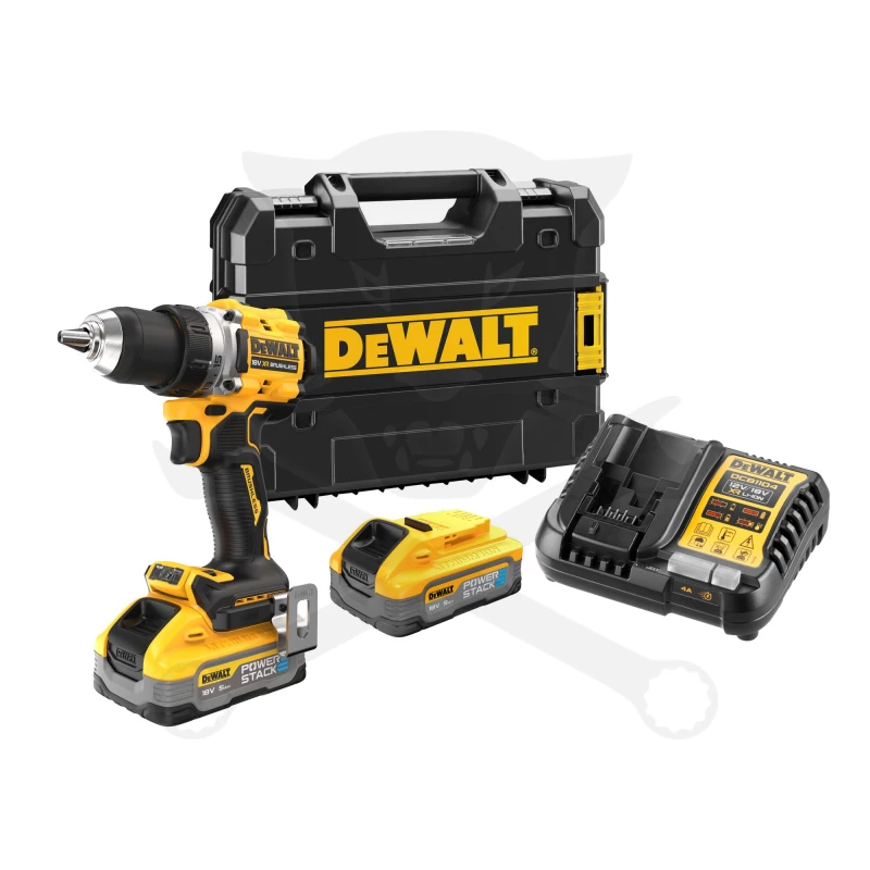 Fúró-csavarozó, akkus 18V 2db 5.0Ah Li-ion - kefementes -  DeWalt