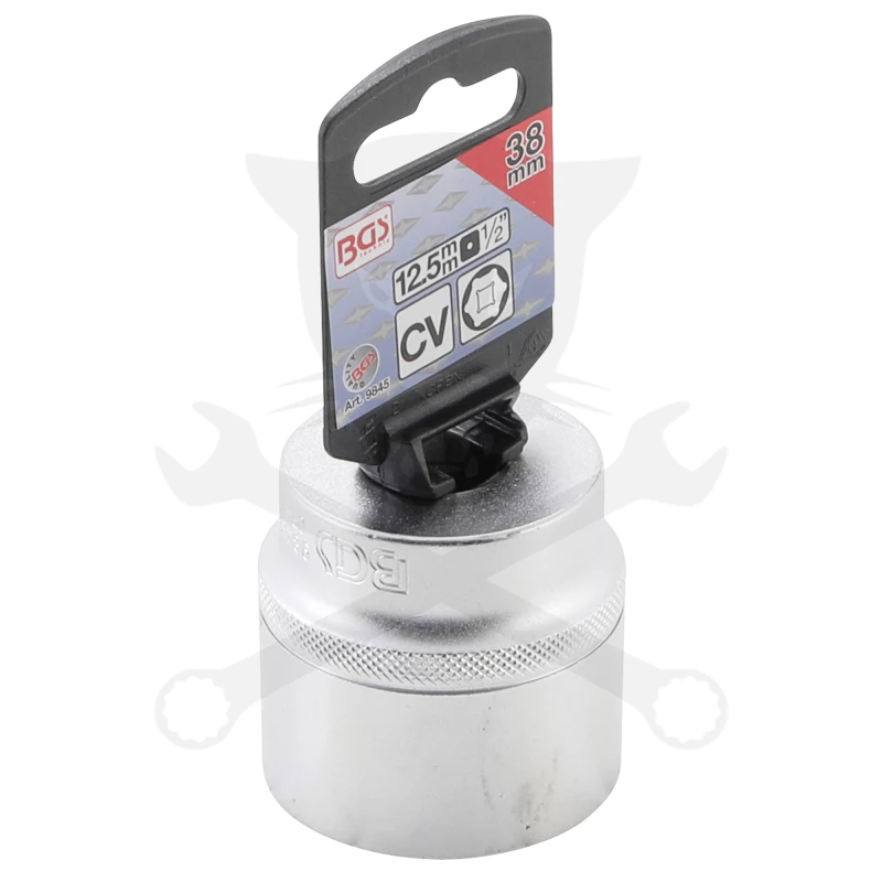 Dugókulcs - crowafej 1/2" 6 lap normál 38 mm BGS