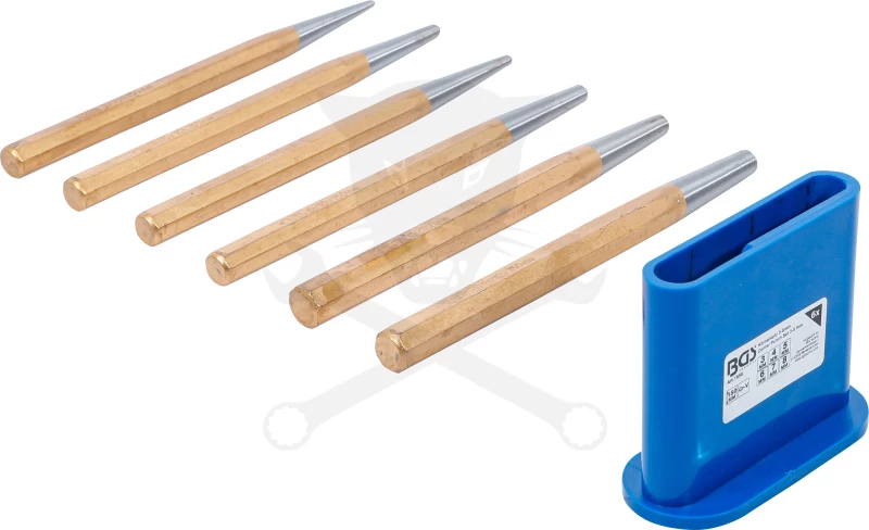 Pontozó készlet 6 db-os 3 - 4 - 5 - 6 - 7 - 8 mm x 150 mm - BGS
