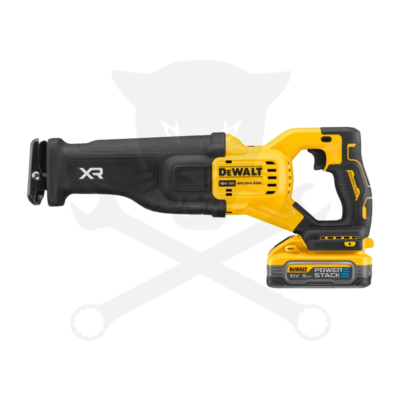 Orrfűrész, akkumulátoros 18V 2db 5.0Ah -POWERSTACK- Dewalt