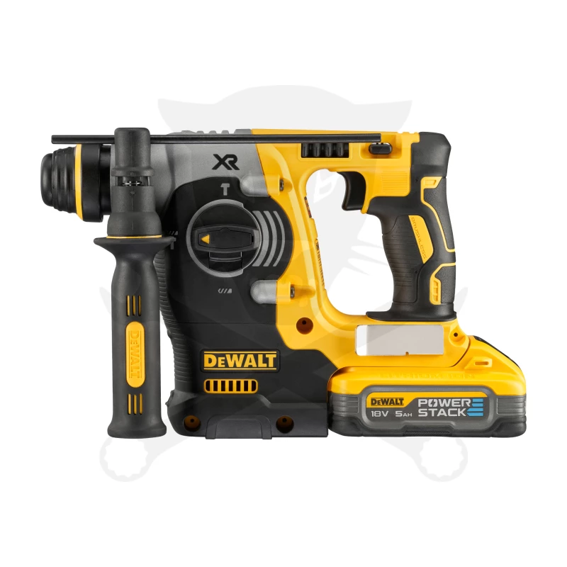 Fúró-vésőkalapács akkus 18V  2.1J 2db 5.0Ah -POWERSTACK- DeWalt