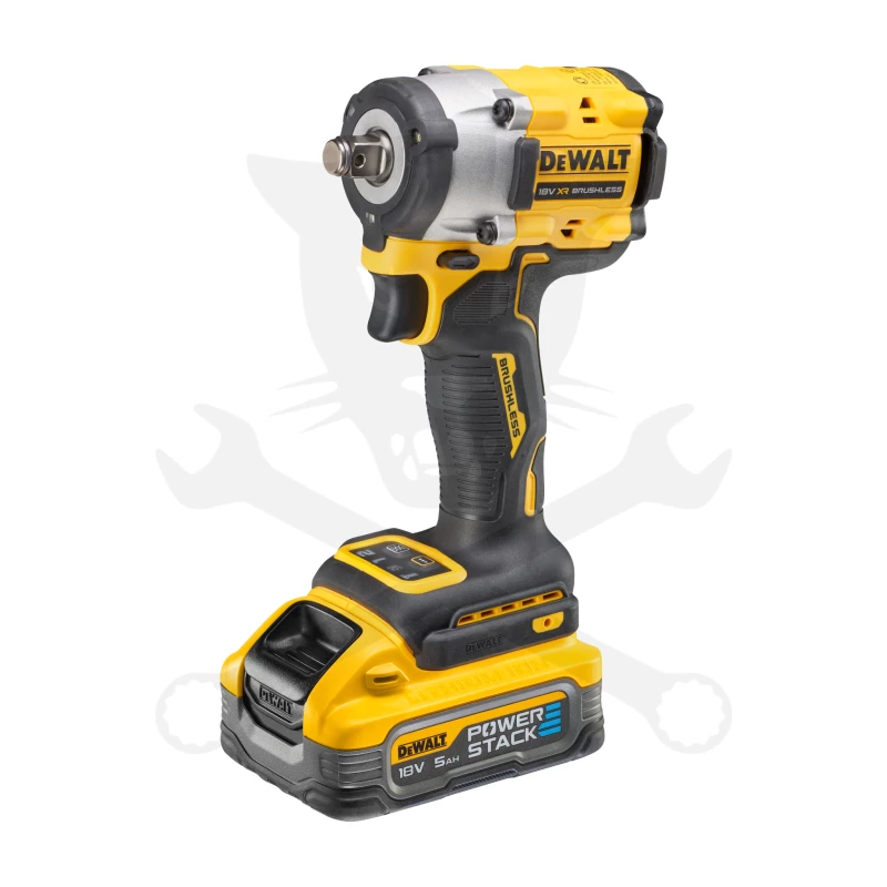 Ütvecsavarozó, akkus 18V  406 Nm 1/2" 2db 5.0Ah -POWERSTACK-