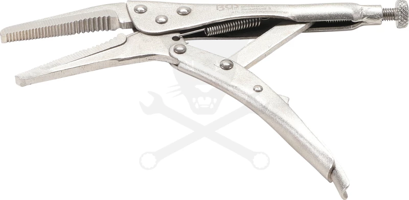 Fogó önzáró hosszúcsőrű 225 mm BGS