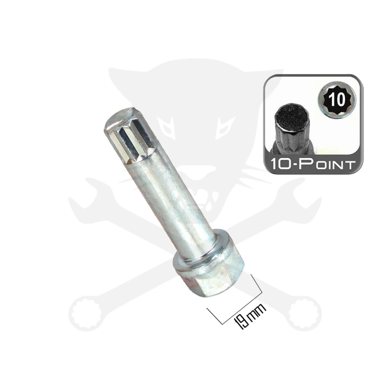 Kerékőr kulcs 10 szögű XZN - 10 szögű Spline 12,1 / 13,7 mm - 19 mm