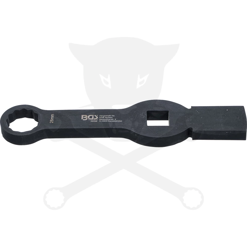 Féknyeregkulcs -TEHER- 26 mm üthető 12 lapú 3/4" - BGS