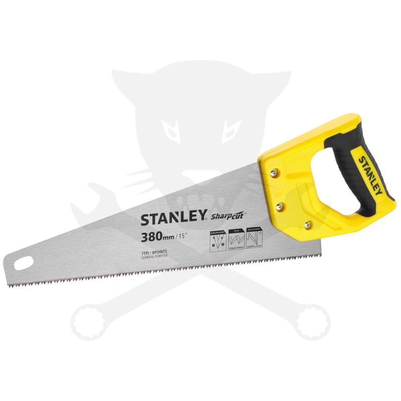 Fémfűrész 380 mm - Sharpcut 7 TPI - Stanley