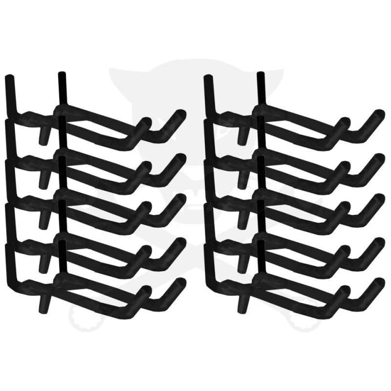 Szerszámtartó panelhez dupla kampó 60mm USA WORKSHOP 10X - SP Tools