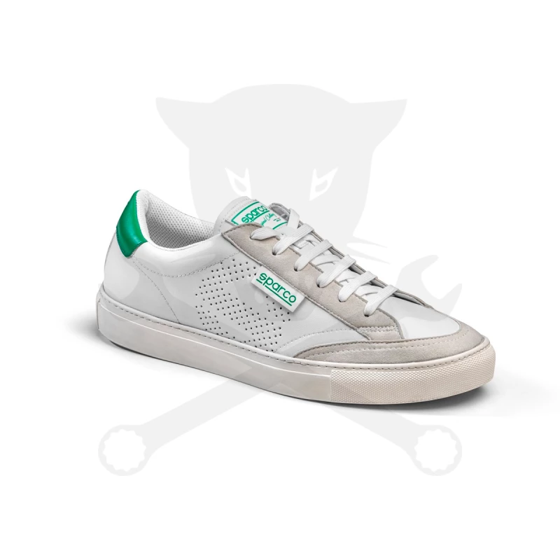 Munkacipő védelem nélküli irodai SPARCO - S-Time Fehér-Zöld 37