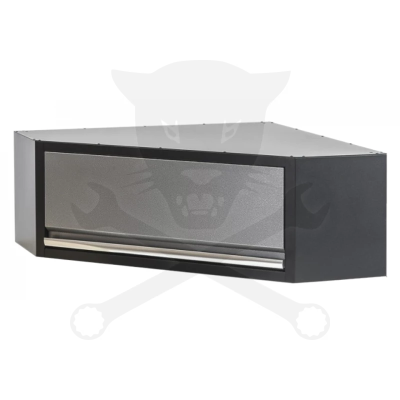 Műhelybútor SP SERIES Felső rész: Felnyíló ajtós felső sarok szekrény