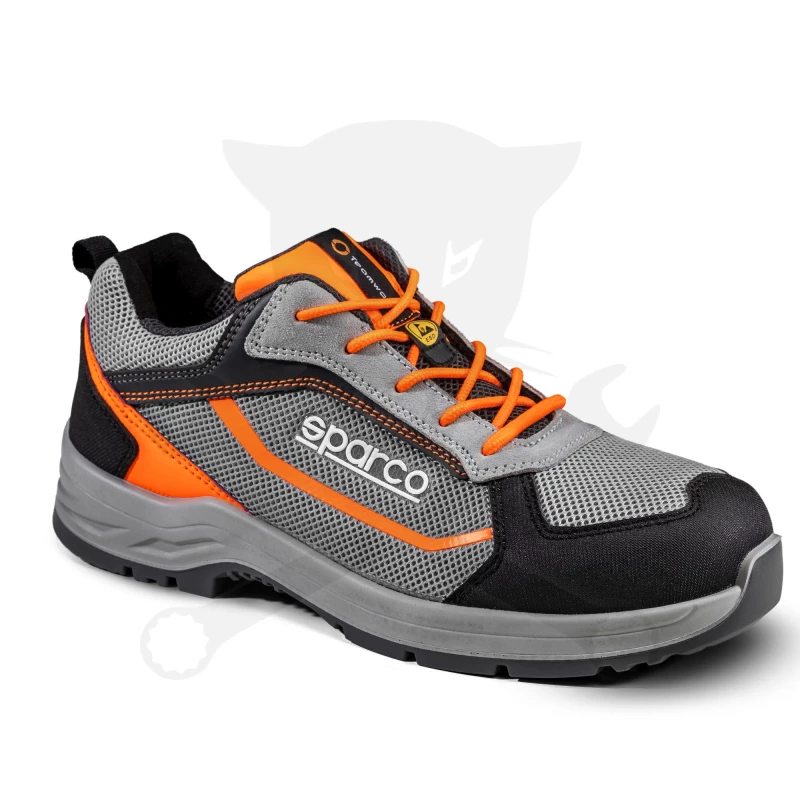 Munkavédelmi cipő SPARCO - Indy-R Pato S1PS ESD Szürke-Narancs 48