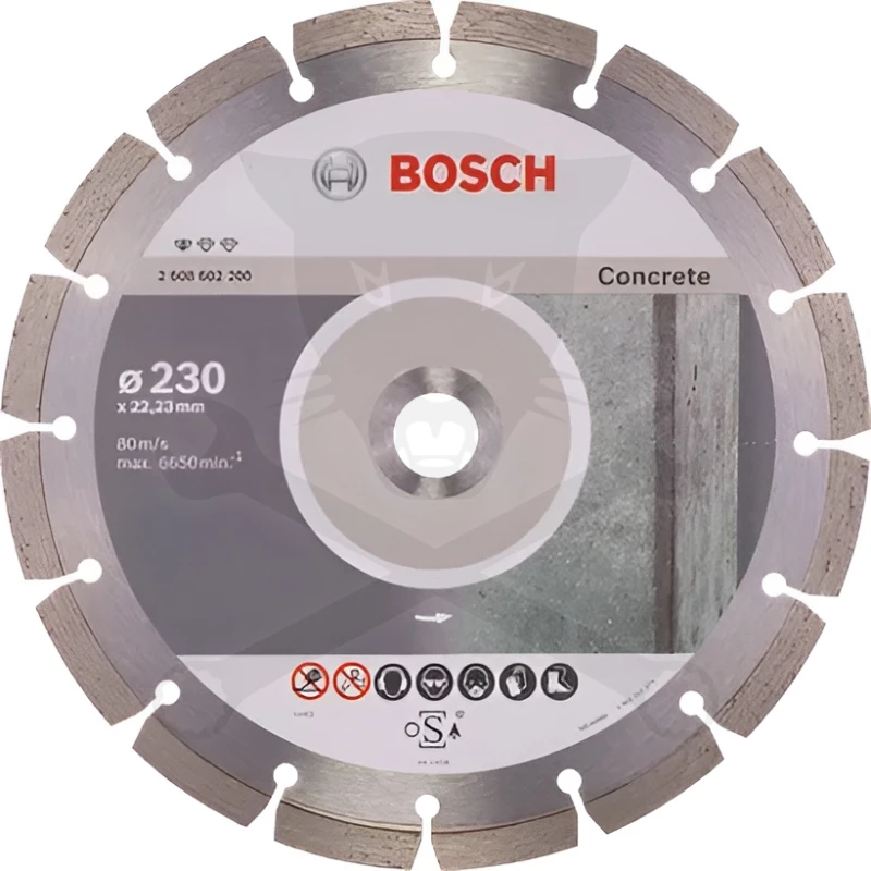 Vágókorong 230 mm Gyémánttárcsa beton - Bosch (2.608.602.200)