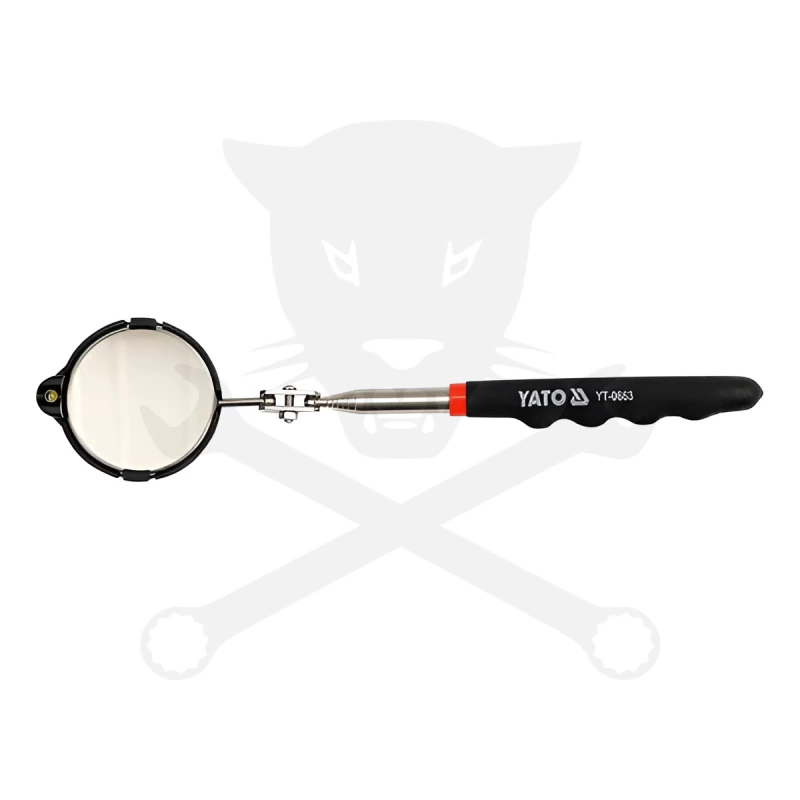 Tükör  54 mm teleszkópos max. 920 mm lámpával - Yato