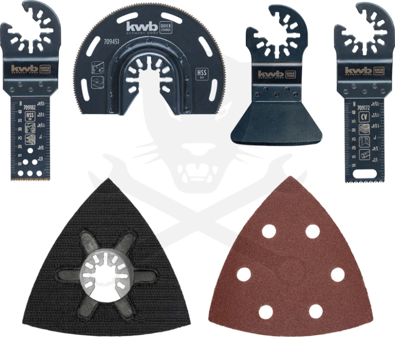 Multifunkciós tartozék készlet univerzális 17 részes - KWB