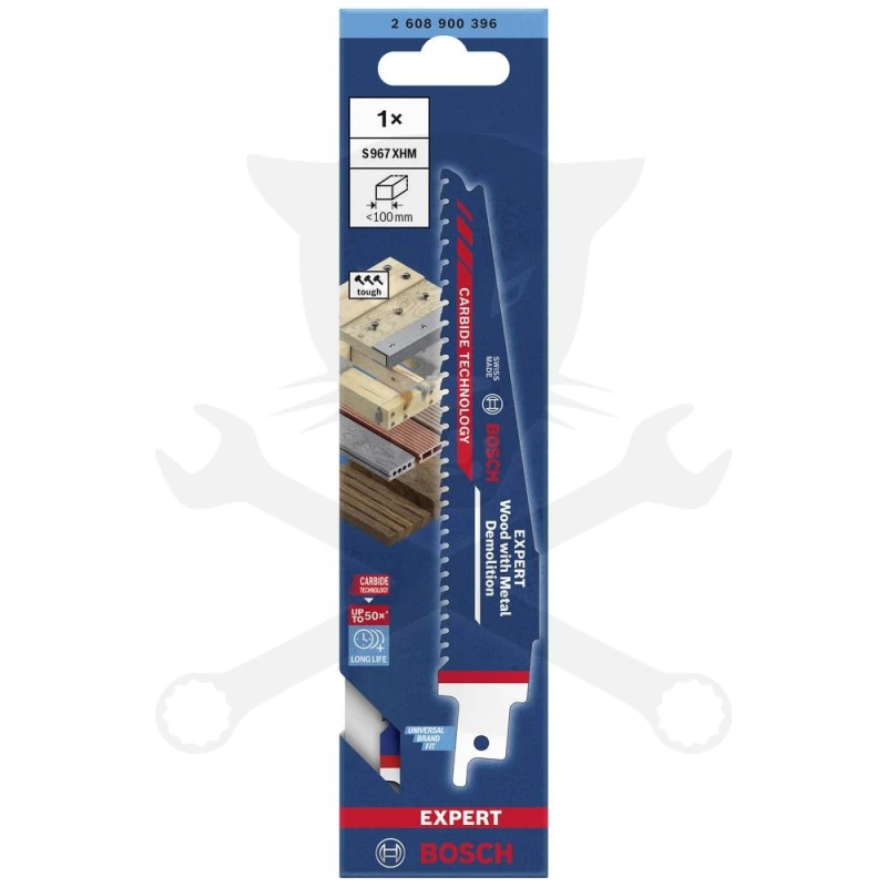 Fűrészlap kardfűrészhez, szöges fa 150mm 5-7 TPI / S967XHM - Bosch