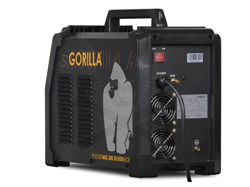 Hegesztő inverter Gorilla PocketMIG 205 Aluflux