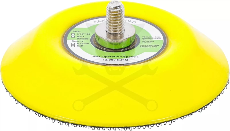 Felfogótányér, menetes - tépőzáras D75 mm - 9-3291-hez - BGS