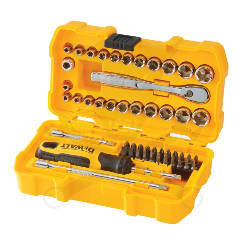 Dugókulcs - crowafej készlet 1/4" Nano 50 db-os - DeWalt