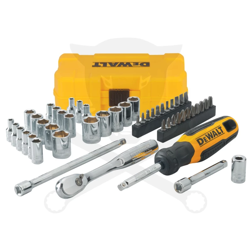 Dugókulcs - crowafej készlet 1/4" Nano 50 db-os - DeWalt