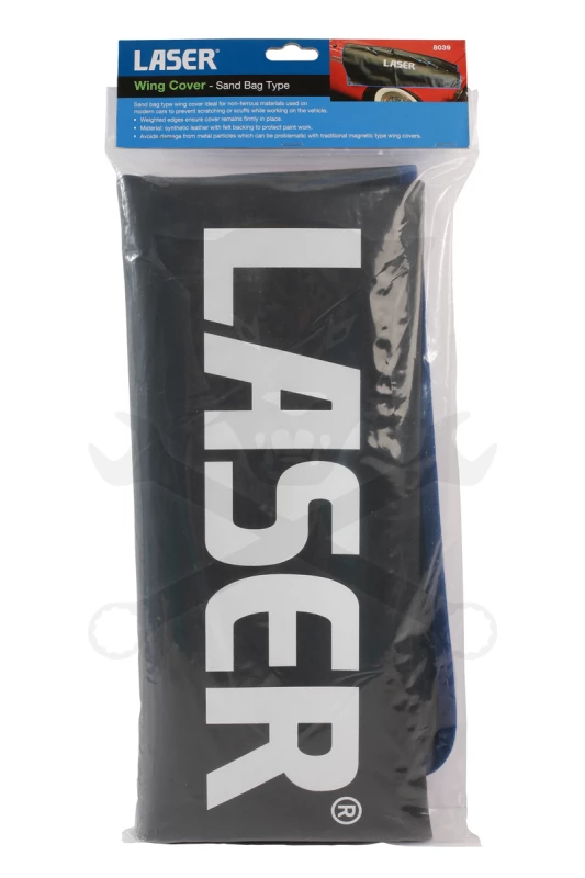 Sárvédő takaró homok súlyozással - fekete - 1200 x 550 mm - Laser