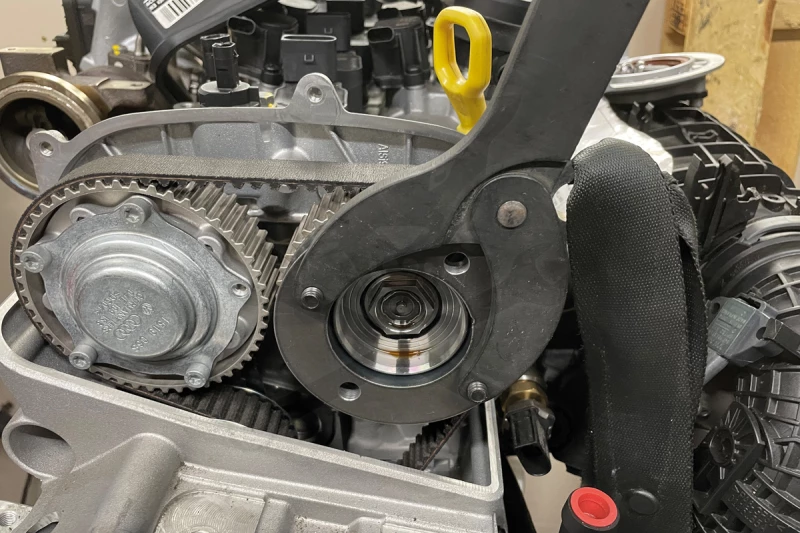 Vezérműtengely lánckerék tartó szerszám - VW 1.0L 1.5L Benzin - Laser