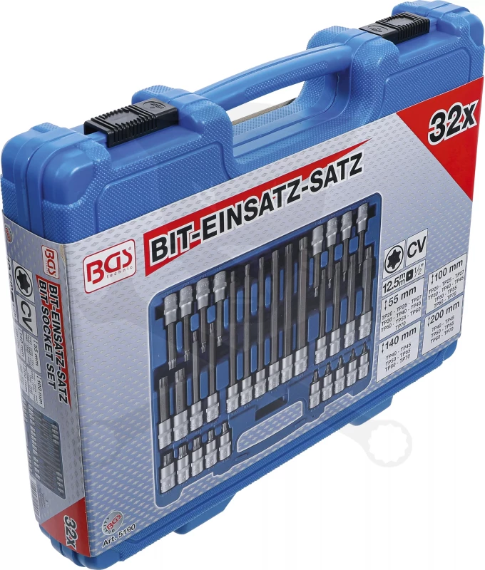 Rátűzőkulcs 32 db-os készlet 1/2" Torx Plus  TP20-TP70 - BGS