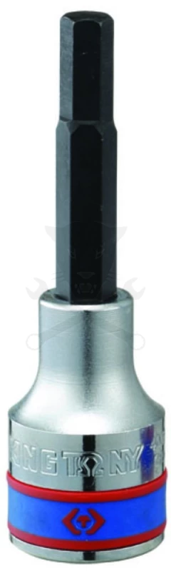 Rátűzőkulcs - crowa+bit 1/2" imbusz  5 mm, hosszú - King Tony