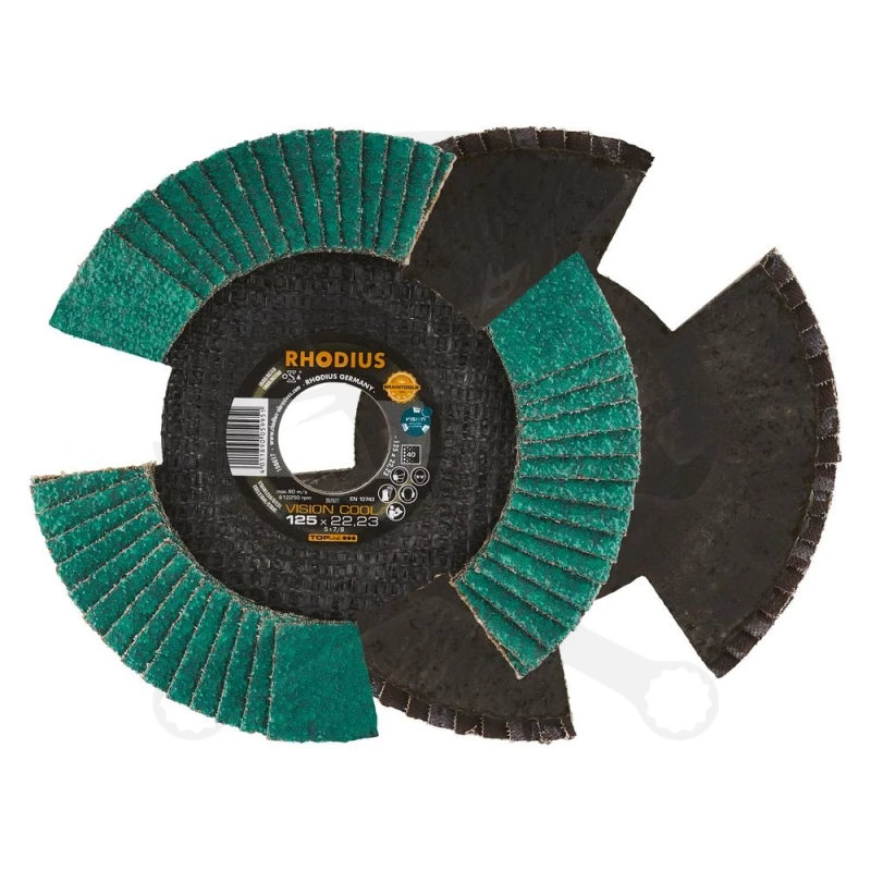 Lamellás csiszoló - D125 mm K40 Vision Cool (szegmentált) - Rhodius