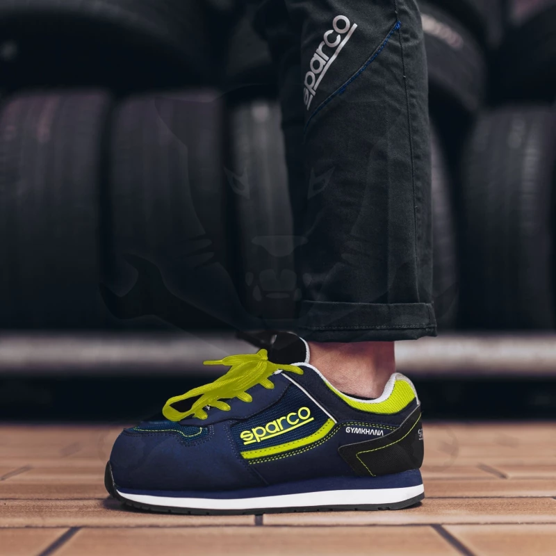 Munkavédelmi cipő SPARCO - GYMKHANA DANI S1P Kék-Fluo 47-es