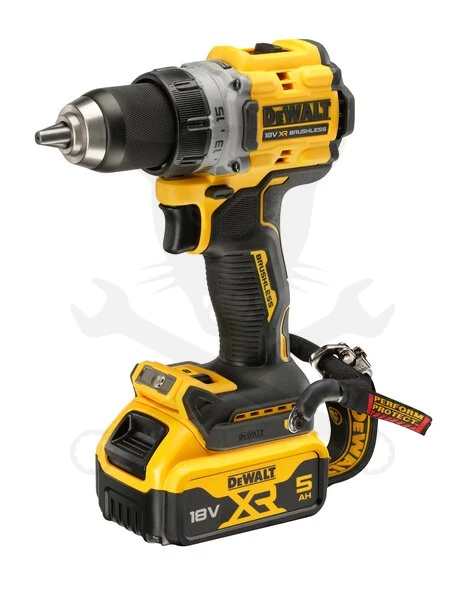 Fúró-csavarozó, akkus 18V 2db 5.0Ah Li-ion - kefem. -  DeWalt