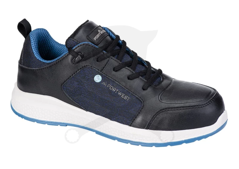 Munkavédelmi cipő PORTWEST -  Eco Composite Trainer S3S fekete 45-ös