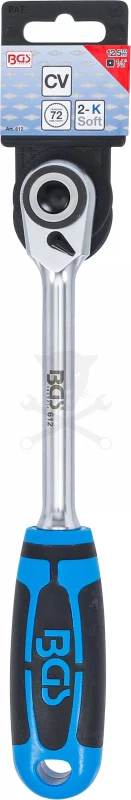 Crowa racsnis kulcs 1/2" 72 fogú, irányváltós - BGS