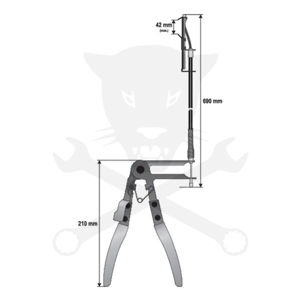 Bilincsfogó flexibilis - YATO